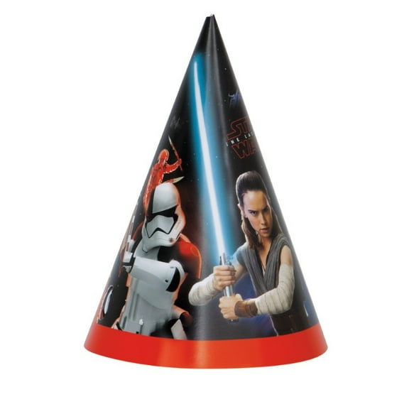 Star Wars Episode VIII Party Cone Hats  8 count