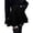 CL6 Black, variant on Yuncity Women Skirts Solid Color High Waist Mini A-Line Flare Plated Summer Fashion Gothic Punk Style Outdoor Dail Wear Women's Skirts Size L Black