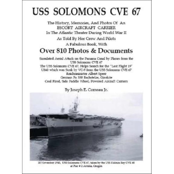 USS Solomons CVE 67, (Paperback)