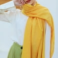 thumbnail image 4 of Women Scarf Solid Color Sun Protection Summer Japan Korean Style Windproof Shawl Beachwear, 4 of 8