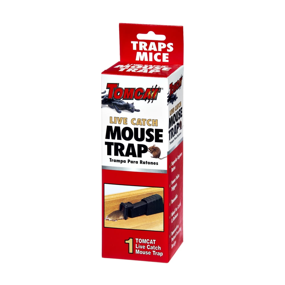 Tip-Trap® Live Capture Mousetrap, Live Catch Mouse Trap