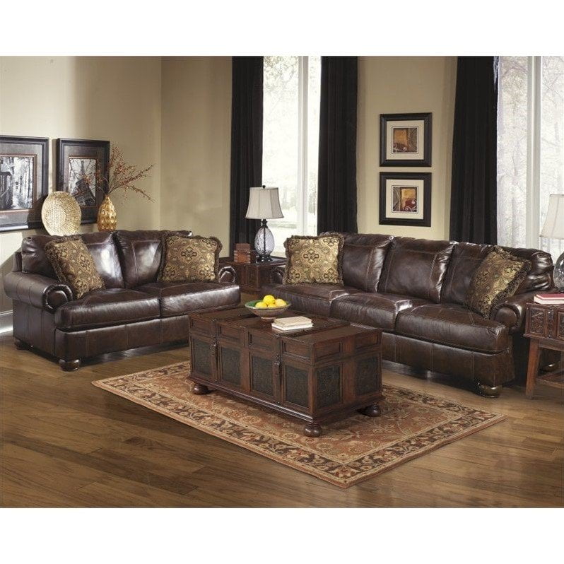 Ashley Furniture Axiom 2 Piece Leather Sofa Set In Walnut Com - Ashley Leather Furniture Sets Ashley Furniture Axiom 2 Piece Leather Sofa Set In Walnut Com - Ashley Leather Furniture Sets