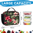 thumbnail image 6 of Herdesigns Tropical Floral Plant Large Backpack Set with Lunch Box Lightweight Water Resistant Travel Laptop Backpacks Casual Daypacks for Women Men, 6 of 8