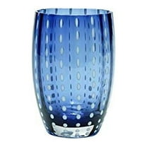 Zafferano Beverage Glasses Perle Blue Set of 6 (Grey Blue)