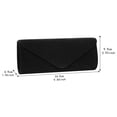 thumbnail image 4 of Bolso de Noche iSbaby para Mujer con Correa de Cadena Desmontable Negro L, 4 of 5