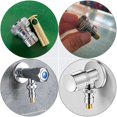 thumbnail image 3 of Water Inlet Coupling Adapter Washing Machine Faucet Connectors for Personal Homes Brass Material Automatic Water Cut-Off 3Pcs, 3 of 4