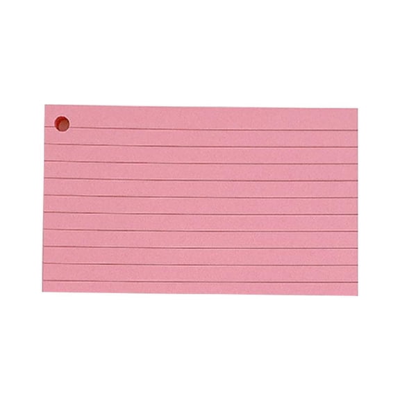 Lined Indexes Cards with Binding Rings Flashcards Study Cards Note Cards Vocabulary Cards Blanks Paper Cards