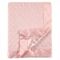 Hudson Baby Infant Girl Plush Mink Blanket, Pink, One Size