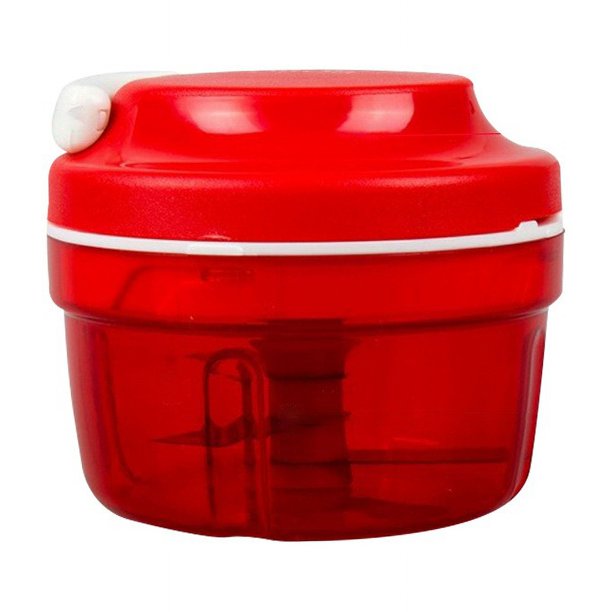 Es lo suficientemente pequeño como para guardarlo en el armario, cajón o despensa Prep Chef en agua salada Rosa/Rojo Turbo corta verduras frescas