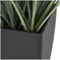 thumbnail image 5 of DecMode 19" Artificial Onion Grass Plant in Black Plastic Pot, 5 of 10