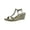 TAUPE MC, variant on Womens MulanF Faux Suede Slip On Wedge Sandals