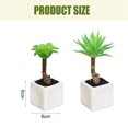 thumbnail image 2 of 2 uds simulación de suculentas bonsái adornos creativos simulación de plantas verdes decoración interior, 2 of 5