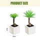 thumbnail image 2 of 2 uds simulación de suculentas bonsái adornos creativos simulación de plantas verdes decoración interior, 2 of 5
