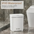 thumbnail image 6 of PrettyCare 2 Packs 3.6 Gal Automatic Bathroom Trash Cans with Lid Touchless Small Bedroom Plastic Garbage Can White GC01, 6 of 16