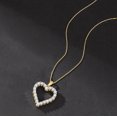 thumbnail image 3 of Ross-Simons 0.30 ct. t.w. Diamond Heart Pendant Necklace in 18kt Gold Over Sterling, Women's, Adult, 3 of 5