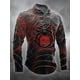thumbnail image 1 of Camisa de manga larga con botones para hombre, color negro, para Halloween, para fiestas de finales de otoño y primavera, cuello con botones, estampado 3D, rojo, azul, morado y verde, 1 of 6