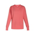 thumbnail image 5 of Time and Tru Women's Crewneck Sweatshirt with High-Low Hem, Sizes XS -4X, 5 of 5