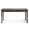 thumbnail image 3 of Scranton & Co Solid Wood Computer Desk in Distressed Charcoal Brown, 3 of 11