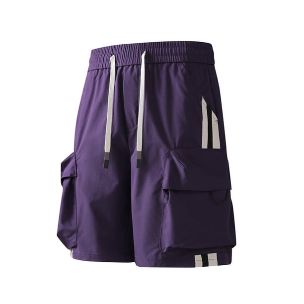 WILLBEST Conjunto de 2 Piezas para Hombre, Camiseta Deportiva y de Ocio, Pantalones Cortos de Manga Corta de Talla Grande