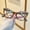 C, variant on Cat Eye Anti Blue Light Glasses Women Men Color Blocking Large Frame Eyewear Transparent Lens Vintage Computer Optical Spectacles