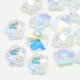 thumbnail image 1 of K9 Glass Rhinestone Charms Flower Crystal AB 10x10x5mm Hole: 1mm, 1 of 2