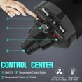 thumbnail image 6 of Dog Dryer, 4.5HP All-in-one Pet Grooming Dryer with Adjustable Speed and Temperature Control Dog Blow Dryer, Dog Hair Dryer with 4 Nozzle, Comb, Towel & Glove, 6 of 7
