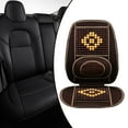 thumbnail image 6 of Wzmzjy Wooden Beaded Car Chair Cover Cooling Cushion Ventilated Interior Accessory with, 6 of 9