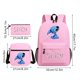 thumbnail image 3 of Conjunto de tres piezas de mochilas escolares para estudiantes masculinos y femeninos, estuche para lápices del Campus, bolsas de lona, mochila de gran capacidad, 3 of 3
