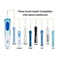 thumbnail image 2 of Yeacher 4Pcs/Set Replacement Heads Compatible with Oral B Braun Electric Sensitive Gum Care Brush Heads, 2 of 7