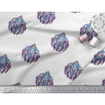 thumbnail image 3 of Soimoi Rayon Fabric Leaves & Floral Block Print Fabric by The Yard 42 Inch Wide, 3 of 3
