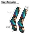 thumbnail image 3 of Saiise Chucky Ad Funny Socks Men Women Boys Kids Adults Novelty Graphic Crew Tube Socks Crazy Design Casual Dress Socks for Sports,Running,Travel, 3 of 7