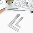 thumbnail image 3 of HLONK Carpenter Square Framing Square L Square Ruler Framing Ruler Carpenters Square L Ruler Right Angle Ruler Framing Tool, 3 of 11