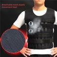 thumbnail image 3 of Naiovety Chaleco ponderado de carga de 15KG ajustable para entrenamiento de boxeo, equipo de Fitness, chaleco, ropa de arena, chaleco de peso para Ropa Deportiva, Zapatos Naiovety OD005532-00, 3 of 5