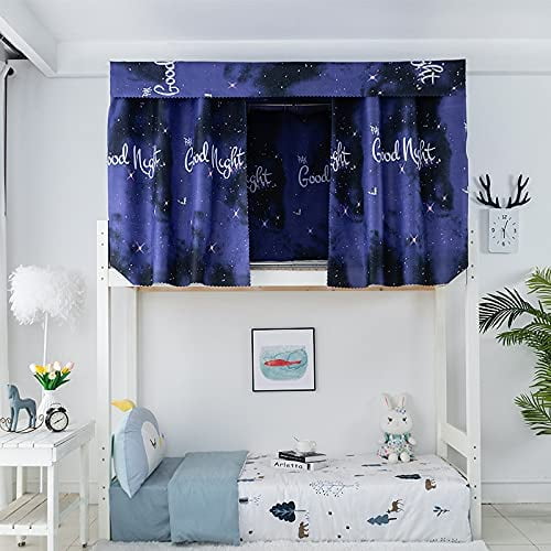 Students Dormitory Bunk Bed Curtains Single Bed Tent Curtain Shading Nets Dustproof Blackout Cloth Bed Canopy Mosquito Protection Net Bedroom Cabin Decor Mid-Sleeper Spread Blackout Curtains