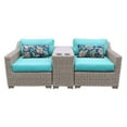 thumbnail image 4 of TK Classics Coast 3 Piece Outdoor Wicker Patio Furniture Set 03b, 4 of 11