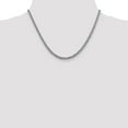 thumbnail image 2 of 14K White Gold chain Spiga (Wheat) 18 in 4.3 mm 4.30mm Semi-solid 3-Wire Wheat, 2 of 5