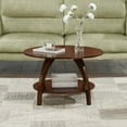 thumbnail image 4 of Convenience Concepts Aldrin Coffee Table with Shelf in Espresso Wood Finish, 4 of 6