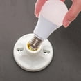 thumbnail image 2 of Portalámparas con Base LED E27, adaptador de soporte de bombilla, salida de enchufe de rosca, 1 unidad, 2 of 4