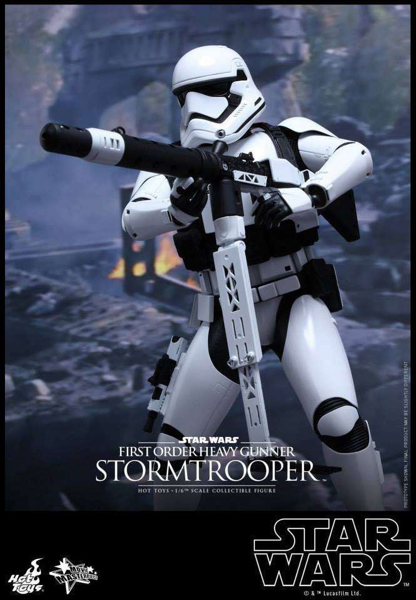 Star Wars The Force Awakens First Order Heavy Gunner Stormtrooper Collectible Figure