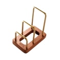 thumbnail image 3 of Estante para tablas de cortar, accesorios de cocina, estante para tapas de ollas de madera y metal que ahorra espacio 166 cm x 10 cm x 24 cm, 3 of 9