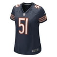 thumbnail image 2 of Women's Nike Dick Butkus Navy Chicago Bears Game Retired Player Jersey, 2 of 7