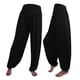 thumbnail image 3 of Pantalones holgados elásticos de yoga para mujer - Mezcla de algodón - Informal/deportivo - US 4-14 - M-3XL, 3 of 4