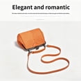 thumbnail image 6 of Arcticwind Women Vintage Crossbody Bag,Top Handle Kiss Lock Handbag,Retro Daily Purse PU Leather Tote,Women Satchel Messenger Bag,Evening Clutch Purses,Orange, 6 of 8