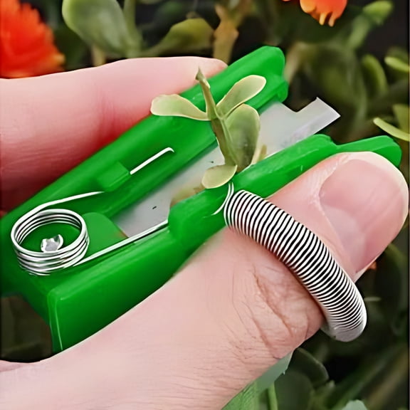 Eolstice Multifunctional Gardening Thumb Knife, Vegetable and Cucumber Picking Tool, Pack with Belt Clip for Harvesting, Outdoor Use