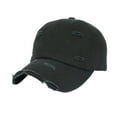 thumbnail image 2 of Ripped Baseball Cap for Men Women Adjustable Sun Protection Snapback Hats Unisex Casual Solid Color Breathable Athletic Workout Trucker Ball Hat, 2 of 3