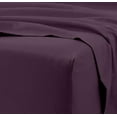 thumbnail image 2 of Fitted Sheet 800 Thread Count 100% Egyptian Cotton 1-Piece Super King Size (84" x 84") Inch, 100% Long Staple Cotton Fitted Sheets, Bed Fitted Sheet fit Upto 18" Deep Pocket - Plum Solid, 2 of 5