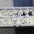 thumbnail image 2 of 160pcs Metric M3 8 Sizes Assortment Stand-off Nylon Screws Bolt Nuts Kit White, 2 of 5