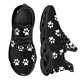 thumbnail image 1 of Zapatos planos con estampado de huellas de perro para mujer, zapatillas transpirables suaves con cordones, zapatos casuales de plataforma, 1 of 6