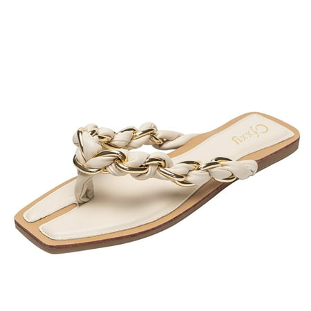 knqrhpse slippers for women Flats Sandals Summer Rhinestone Beaded Dress Shoes Comfortable Slip On Slide Sandal Roman Sandals Shoes womens slippers house slippers for women