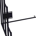 thumbnail image 2 of Benzara BM230448 Convertible Design Metal Display Headboard Rack, Black, 2 of 5